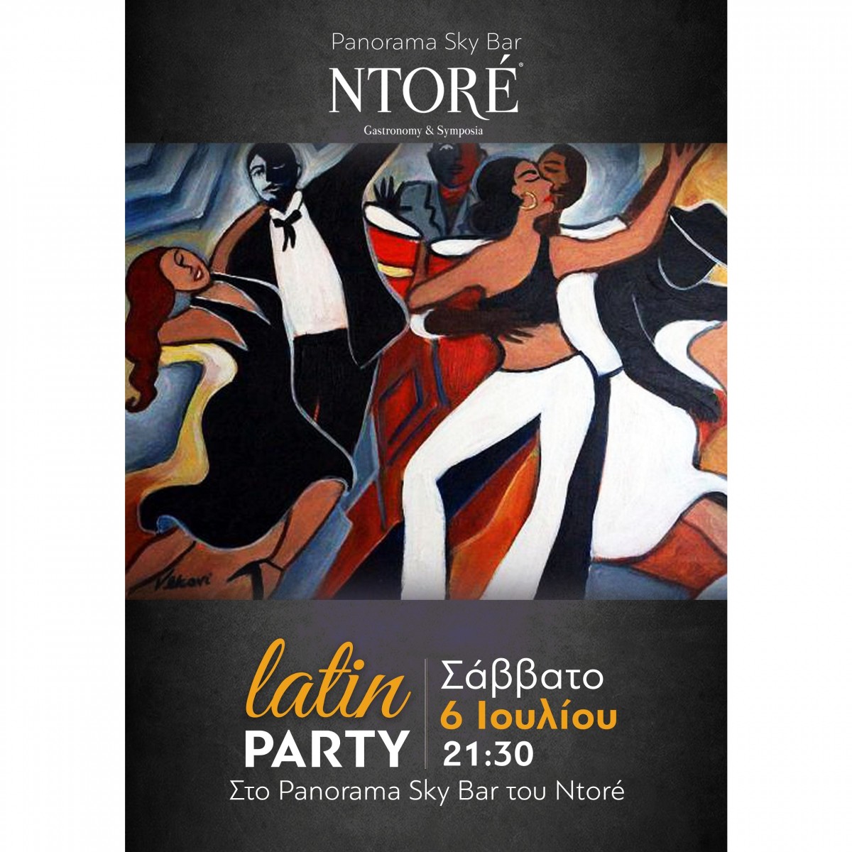 Latin Party στo Panorama Sky Bar του Ntoré, Σάββατο 1 Ιουλίου, 21:30